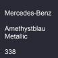 Preview: Mercedes-Benz, Amethystblau Metallic, 338.